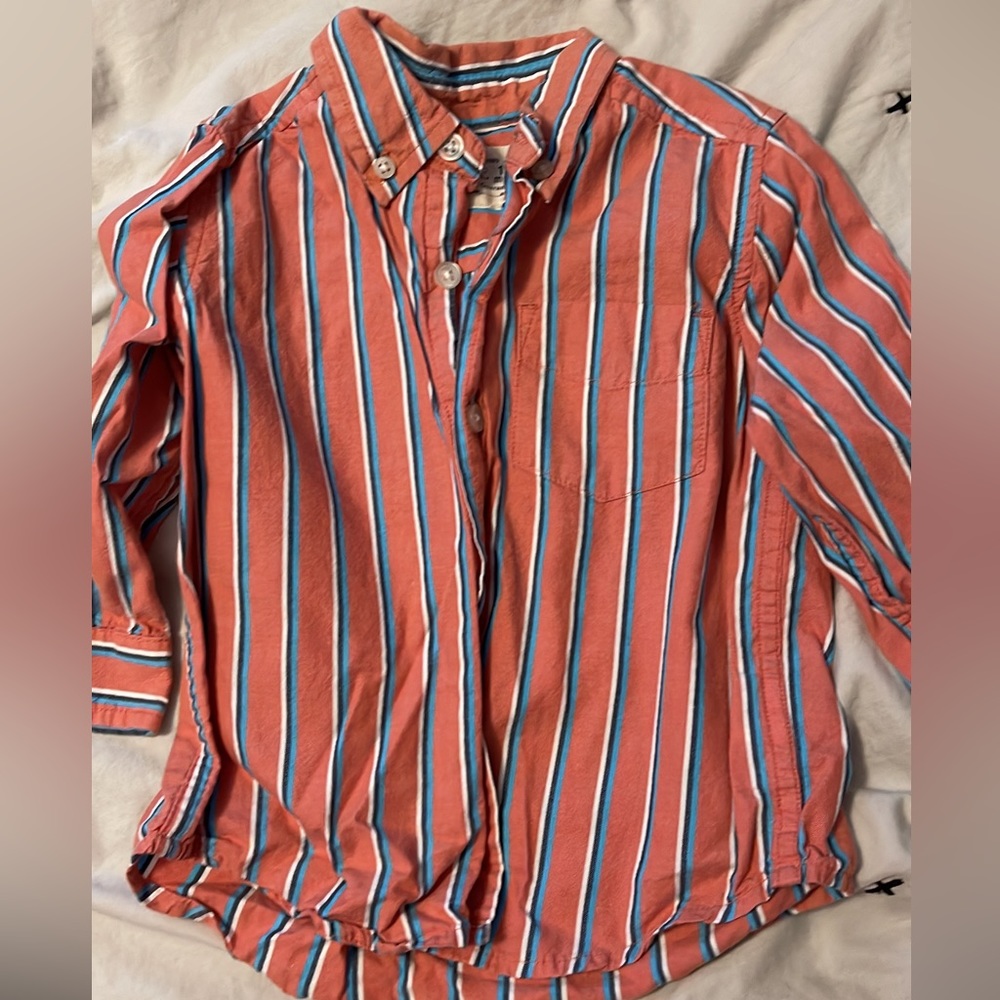 Toddler boys button up shirt